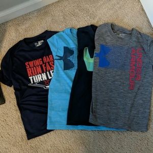 4 great condition Under Armor shirts